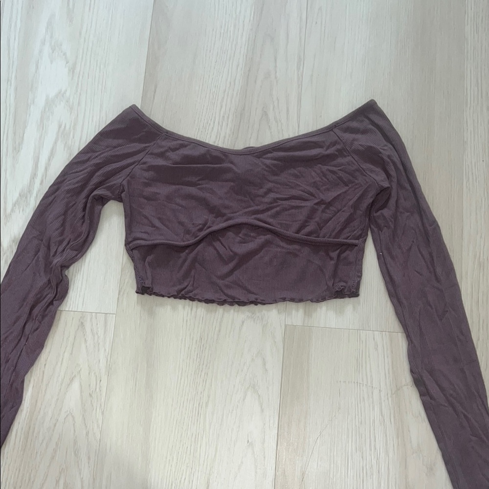 Women's Off-Shoulder Long Sleeve Top